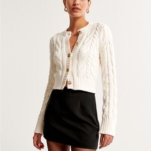 Abercrombie and Fitch Cable Knit Cardigan